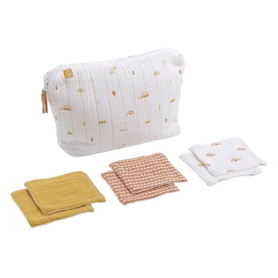 Sunlight Trousse de Toilette + Carré Eponge   de Sauthon Baby Déco