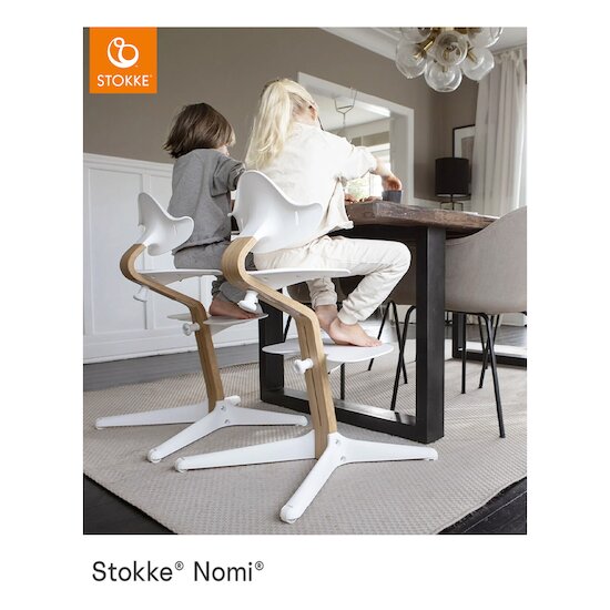 Chaise Nomi® Naturel Blanc  de Stokke® Chaise Nomi® Naturel Blanc  de Stokke®