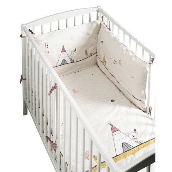 Timouki édredon Blanc 60 x 120 cm de Sauthon Baby Déco Timouki édredon Blanc 60 x 120 cm de Sauthon Baby Déco