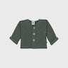Cardigan en tricot point mousse