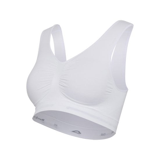 Brassiere de grossesse sans coutures Blanc  de Carriwell