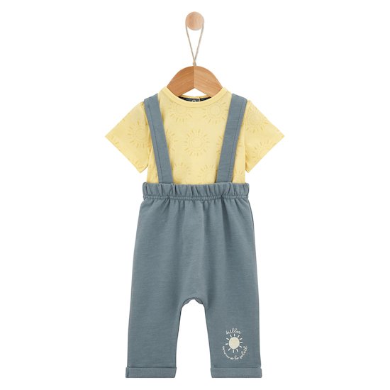 Sweet Summer Tee-shirt manches courtes + Salopette