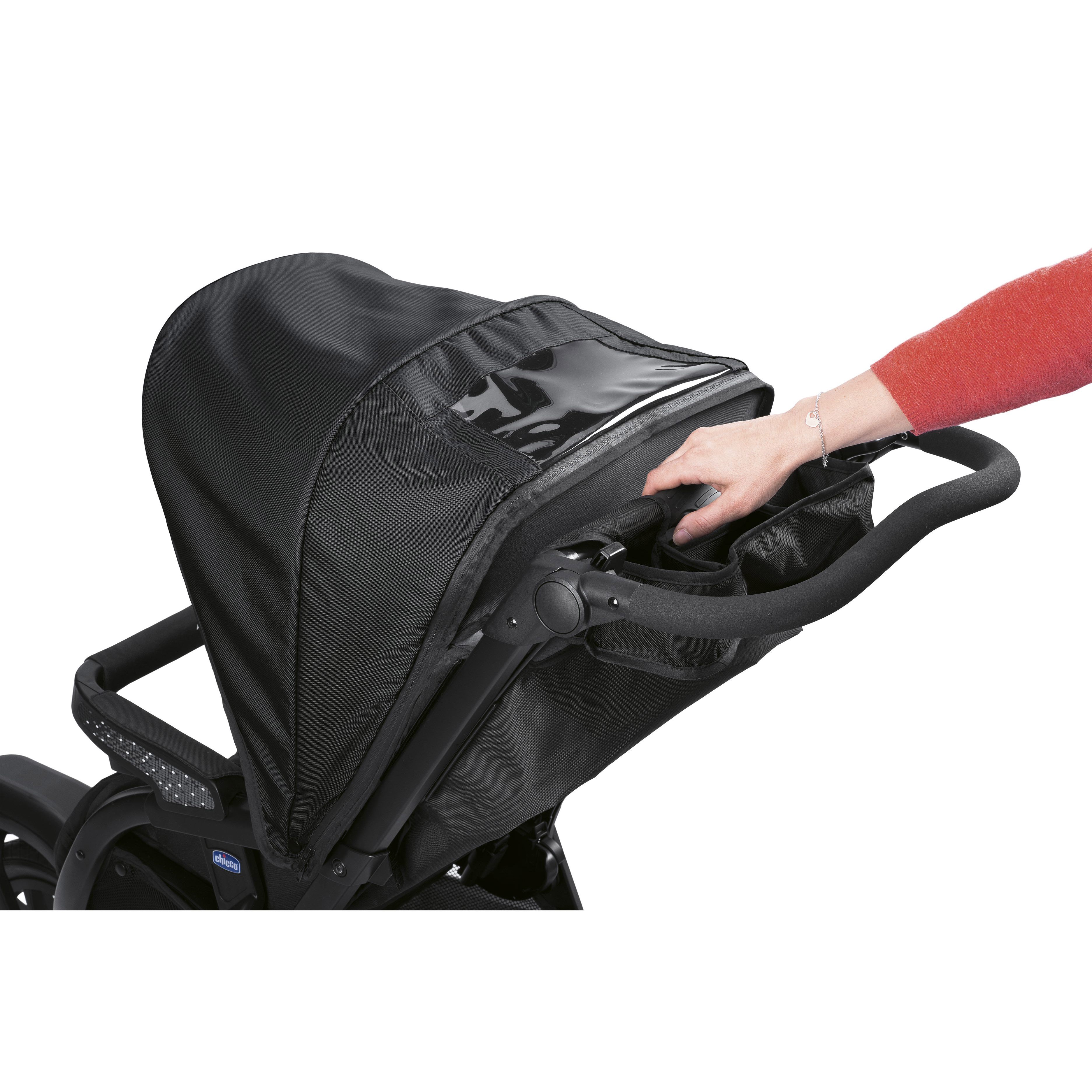 Poussette Trio Activ3 Top Dark Jet Black de Chicco, Poussettes