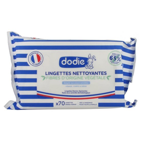 Lingettes Nettoyantes Dermo-Apaisantes 3 en 1   de Dodie