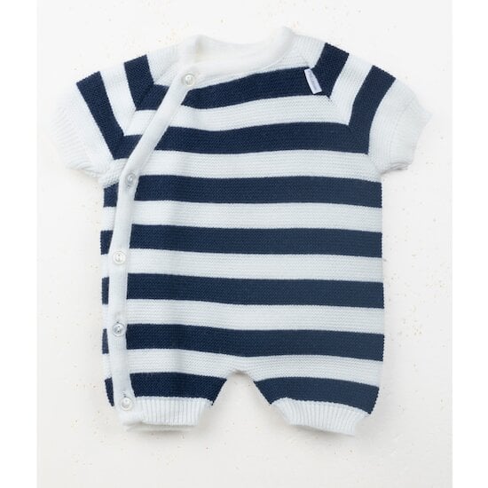 Combinaison Courte Bleu  de P'tit bisou