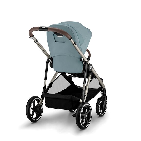Poussette Gazelle S Châssis Taupe - Stormy Blue  de CYBEX