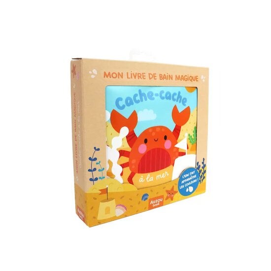 Mon livre de bain magique - mes amis du bain cache-cache à la mer   de AUZOU