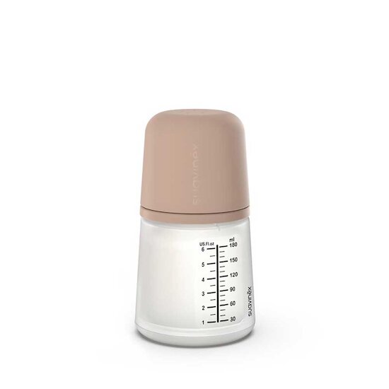 Biberon Anti-colique zéro zéro Almond 180 ml - Débit lent de Suavinex Biberon Anti-colique zéro zéro Almond 180 ml - Débit lent de Suavinex