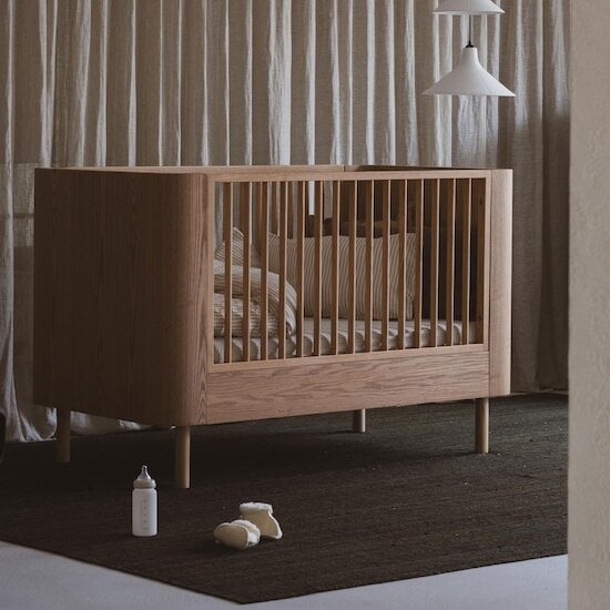 Yume Lit bébé Naturel Ash 70 x 140 cm de Quax Yume Lit bébé Naturel Ash 70 x 140 cm de Quax
