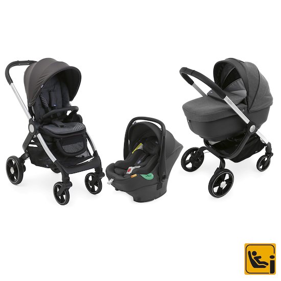 Poussette Trio Alysia Anthracite  de Chicco