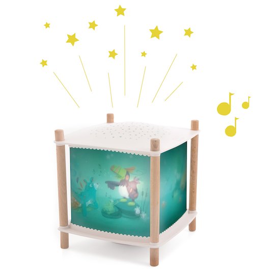 Lampe ourson Pompon, luminaire poétique pour enfants - Adc Abat-jour