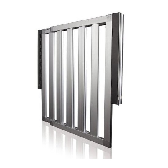 Barrière fixation murale Numi Aluminium  de Lindam