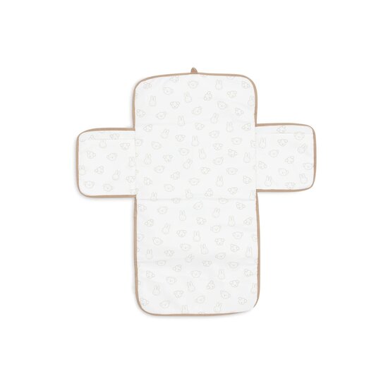 Tapis à Langer Nomade Miffy Jacquard Teddy  de Jollein