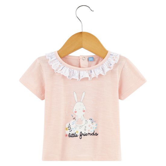 T-shirt col Little Friends