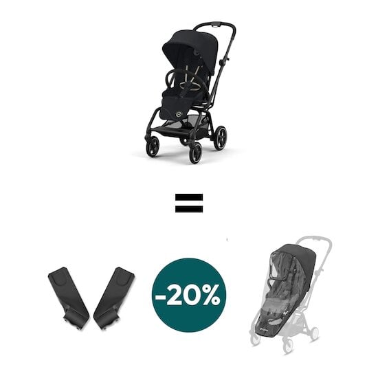 Offre CYBEX : -20% sur les accessoires pour l'achat d'une poussette Eezy S Twist+ 2   de CYBEX
