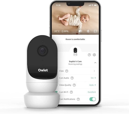 Babyphone Cam 2 Blanc  de Owlet Babyphone Cam 2 Blanc  de Owlet