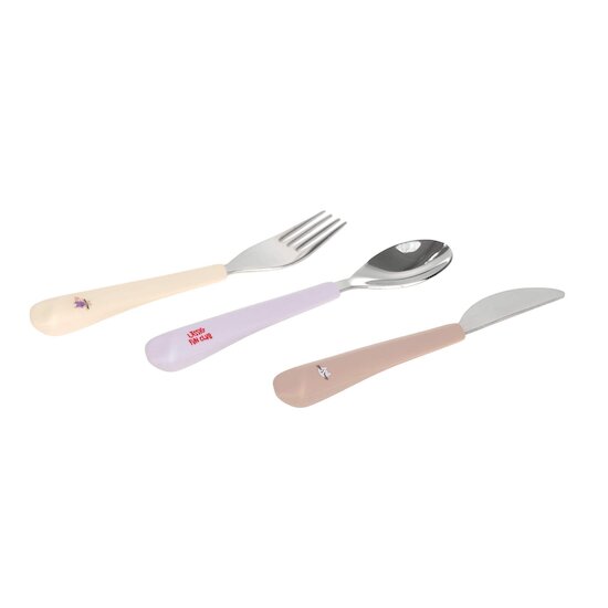 Tiny Team Set 3 Couverts Chat  de Lässig