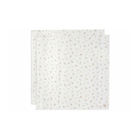 Lot de 2 Langes Gaze Coton Riverside 115 x 115 cm de Jollein