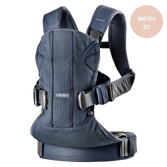 Porte-bébé One Air Bleu Marine Mesh 3D  de BabyBjörn