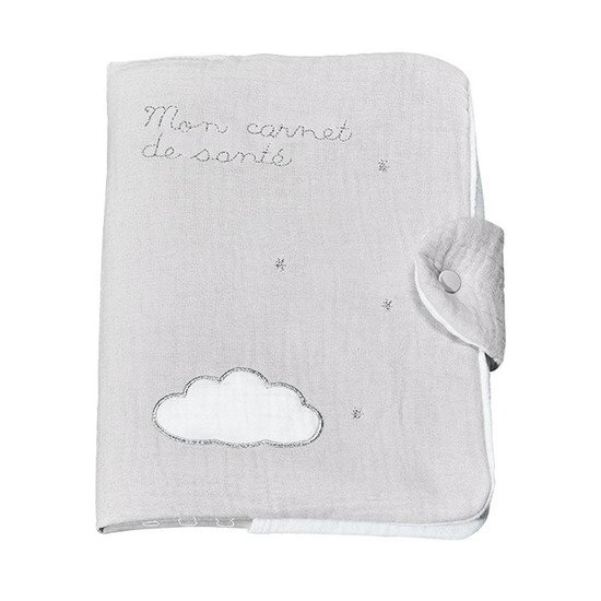 Lily protège carnet de santé  Lily Grey  de Sauthon Baby's Sweet Home