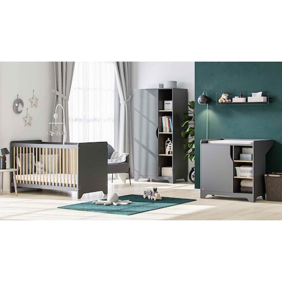 Chambre Leaf : Lit 70x140+ armoire + commode   de Vox Chambre Leaf : Lit 70x140+ armoire + commode   de Vox