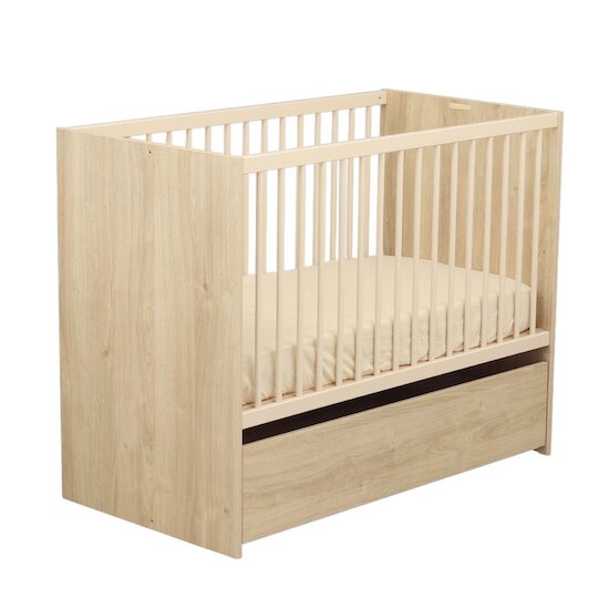 Paloma Tiroir de lit évolutif sur roulettes Bois chêne sépia  de Sauthon Baby's Sweet Home Paloma Tiroir de lit évolutif sur roulettes Bois chêne sépia  de Sauthon Baby's Sweet Home