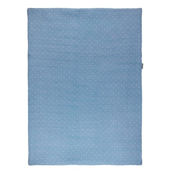 Pure couverture  Blue 75 x 100 cm de Nattou