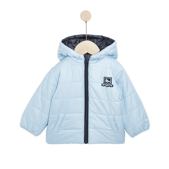 Bleu Château Parka réversible à capuche Blue Montmartre  de Marèse