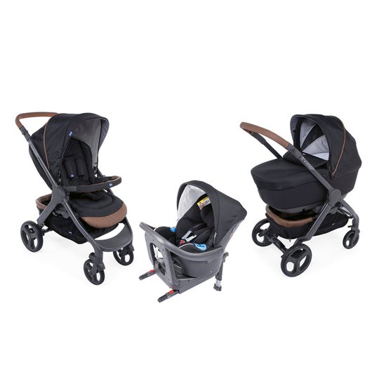 Trio StyleGo Up i-Size Bebecare  Pure Black  de Chicco