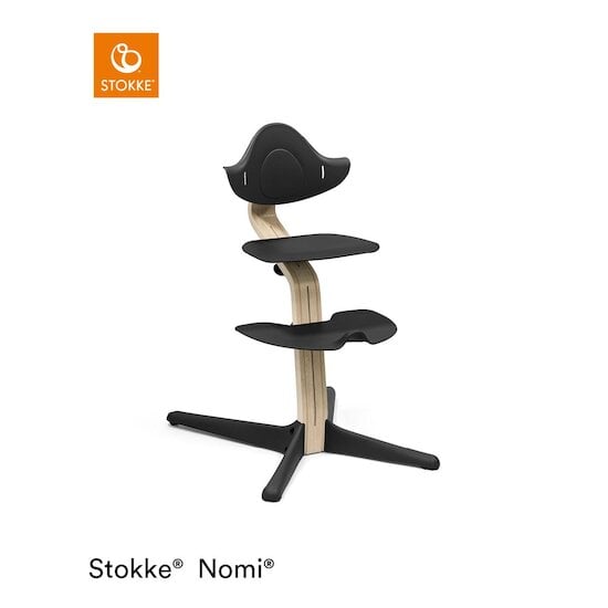 Chaise Nomi® Naturel Noir  de Stokke®