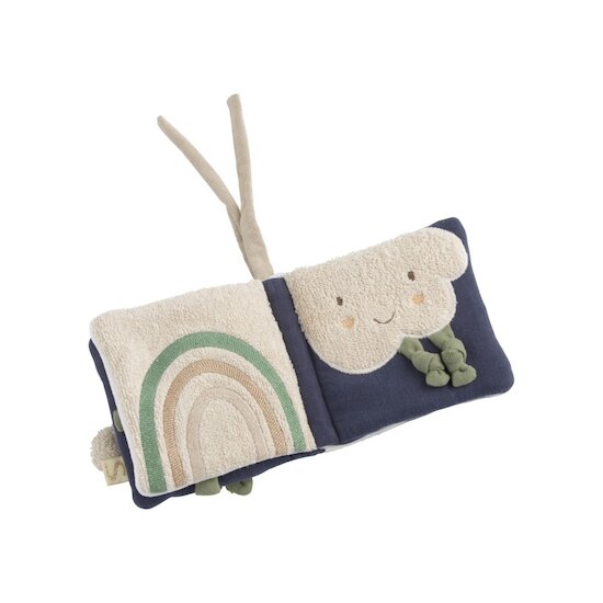 Petit Nuage Livre d'éveil en coton bio   de Sauthon Baby Déco Petit Nuage Livre d'éveil en coton bio   de Sauthon Baby Déco