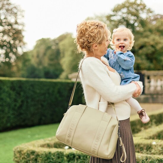 Sac à langer Mommy Bag Signature Simili Cuir Vert  de Childhome