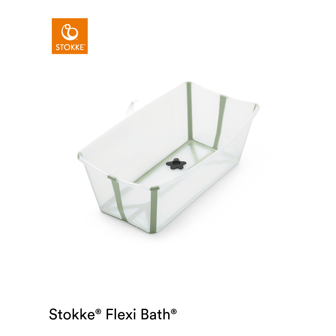 Baignoire FLEXI BATH Stokke transparent-green