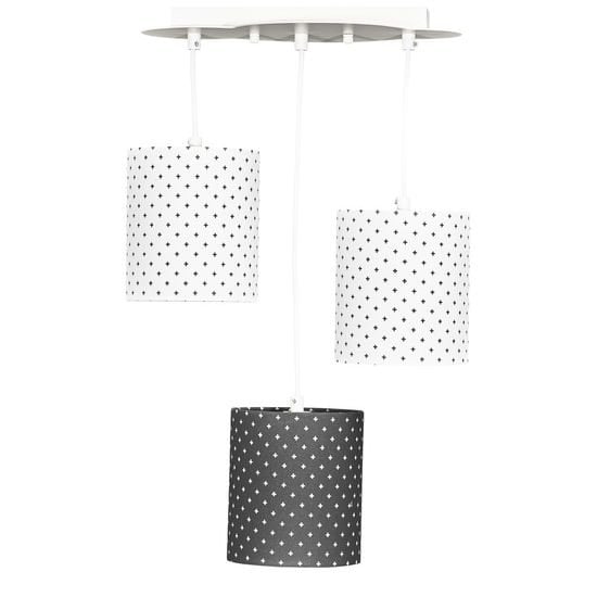 Chao Chao suspension lumineuse trio Blanc/Gris  de Sauthon Baby's Sweet Home