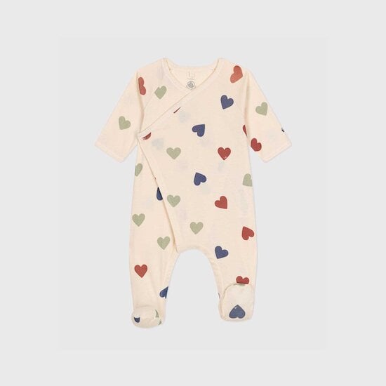 Pyjama en coton Cœurs  de Petit Bateau