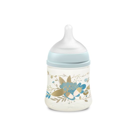 GOLD Biberon tétine ronde Bleu 150 ml de Suavinex