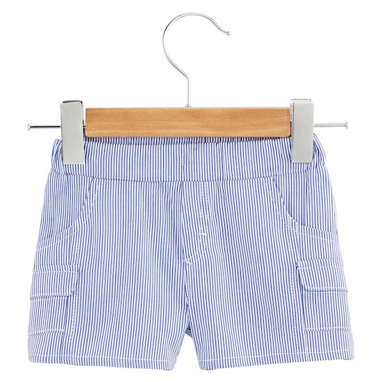 Short rayé Navy Baby Bleu  de P'tit bisou