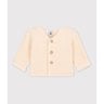 Cardigan tricot point mousse