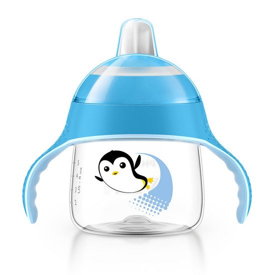 Tasse bec anti-fuite pingouin