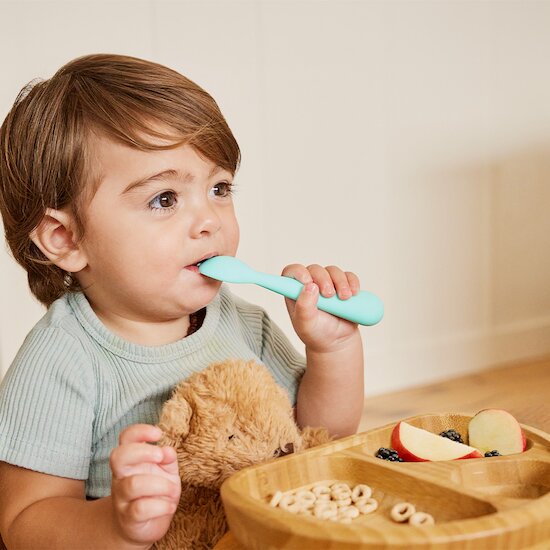 Assiette à ventouse 3 compartiments en Bambou   de Munchkin