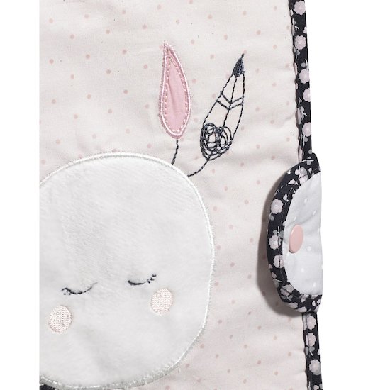 Miss Fleur de Lune protège carnet de santé Rose  de Sauthon Baby's Sweet Home