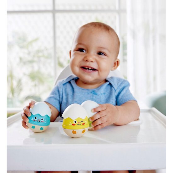 Set de 3 hochets poussins   de Hape Set de 3 hochets poussins   de Hape