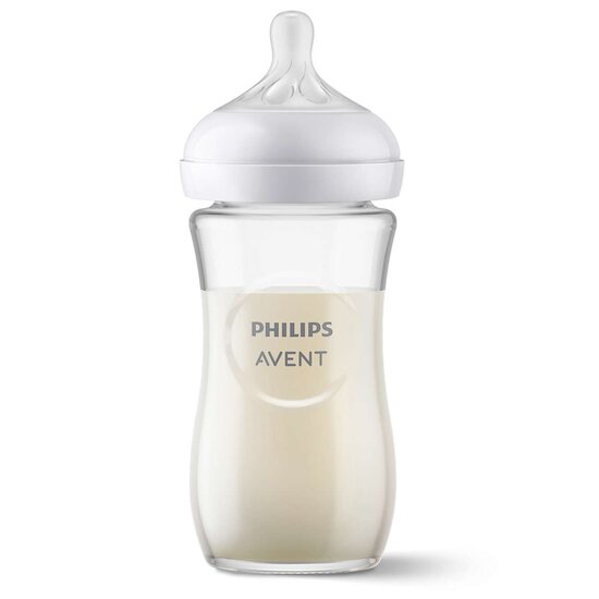 Biberons Natural en verre 3.0  240 ml de Philips AVENT Biberons Natural en verre 3.0  240 ml de Philips AVENT