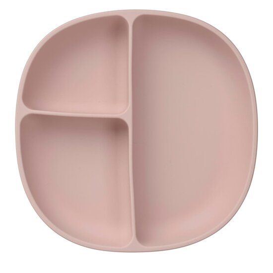 Assiette en silicone avec couvercle Blush  de B.Box