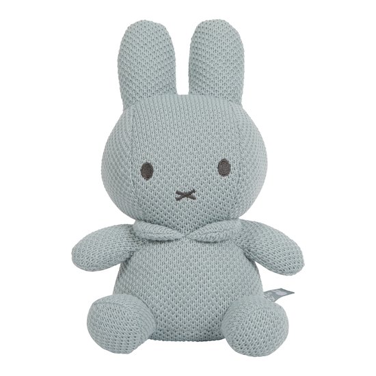 Peluche Miffy tricot vert amande  de Miffy