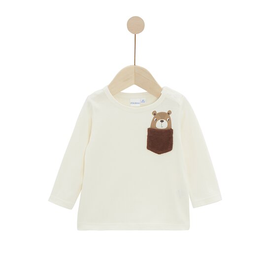 Petit Ours T-shirt manches longues   de P'tit Bisou Petit Prix