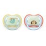 Lot de 2 sucettes ultra air nuit animaux