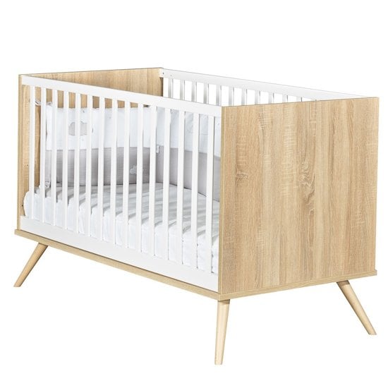 Lit Bébé Sans Barreau Bosque Vox 60x120 Oak - 4020665 - Vox