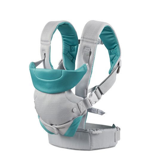 Porte-bébé Flip Ergo 4-en-1 Convertible Air gris et bleu mesh  de Infantino