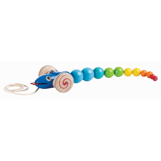 Serpent à tirer Multicolore  de Plan Toys